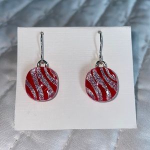 Murano Glass Earrings, new